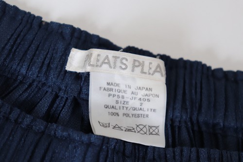 Pantalones Issey Miyake Pleats Please Drop Entrepierna - Sarousel - Ajuste M / Reino Unido 12-14 - Imagen 8 de 8