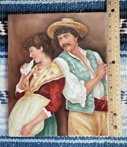 ✅ Coqueteo Boda Azulejo Mural Pared Propuesta Compromiso Hombre Mujer Campesinos - Imagen 7 de 9