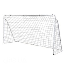 Portable 12 x 6' Soccer Goal Net Steel Post Frame Backyard Football Training Set