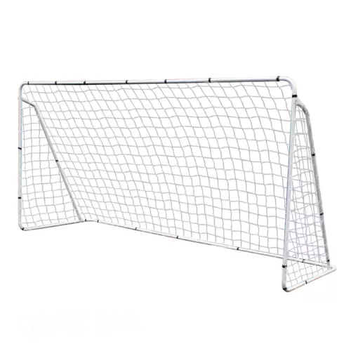 12 x 6' Soccer Goal Net Steel Post Frame Portable Backyard Football Training Set