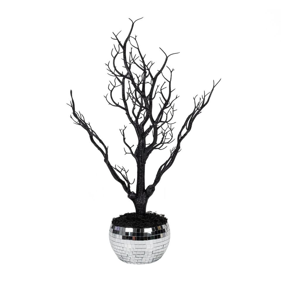 NEW Halloween Indoor Tabletop Black Ghostly Tree Decoration Decor eBay