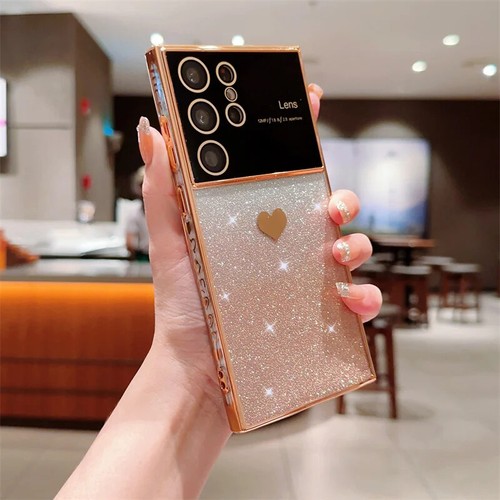 Handyhülle Für Samsung S24 S23 S22 A52 A14 Überzug Gradient Glitzer Schutzhülle - Bild 7 von 23