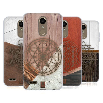 HEAD CASE DESIGNS GEOMETRIC WOOD PRINTS GEL CASE & WALLPAPER FOR LG PHONES 2 - Image 1 of 4