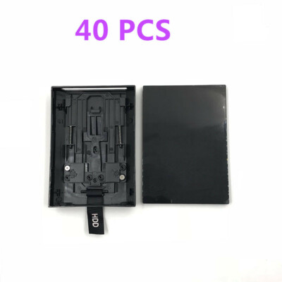 40 PCS Black HDD Hard Disk Drive Shell Case For Xbox 360 Slim E 250G 320G 500GB