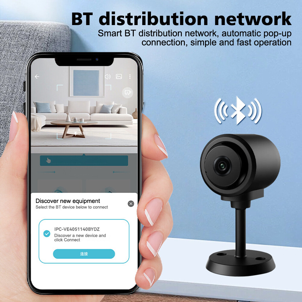 Wireless Wifi Security Camera System with HD1080P & Night Vision for Indoor Home Use in USA-image