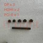 10X Graphics card Dust stoppe HDMI DisplayPort PCI-E Ports Cover Protector Cap