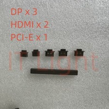10X Graphics card Dust stoppe HDMI DisplayPort PCI-E Ports Cover Protector Cap