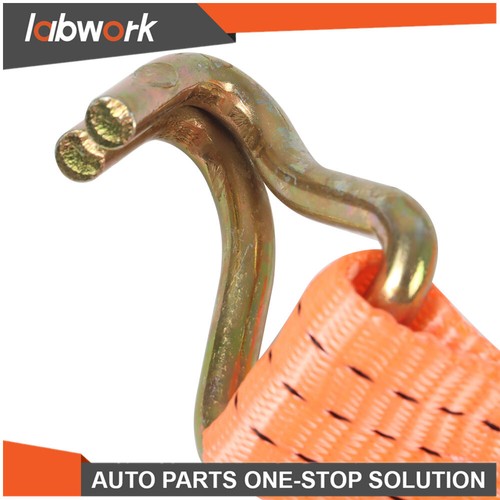 Labwork Heavy Duty Tie Down Ratchet Straps With J Hook 10 Pcs 1.5" x 15' 4000lbs - Picture 8 of 21