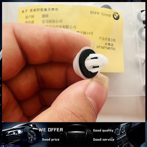 New Genuine 10PCS for BMW Fx Ex Door Panel Clip 07147145753 Brand - Picture 6 of 6