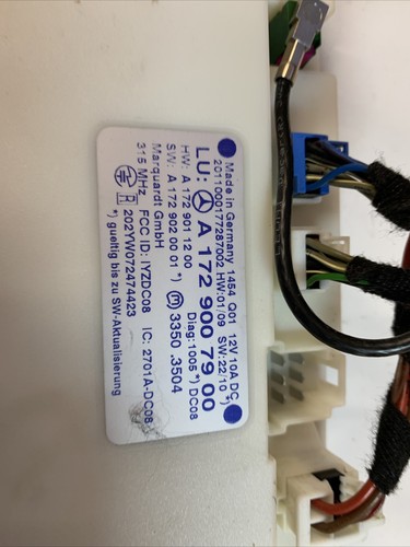 10-15 Mercedes C250 SLK350 CLS550 Keyless Go Entry Control Module 1729007900 OEM - Picture 2 of 4