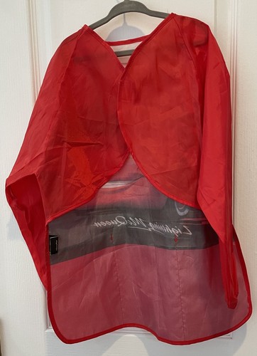 Disney Lightning Mcqueen Poncho, Waterproof for Art Size 4T/5T Long Sleeves - Picture 6 of 6