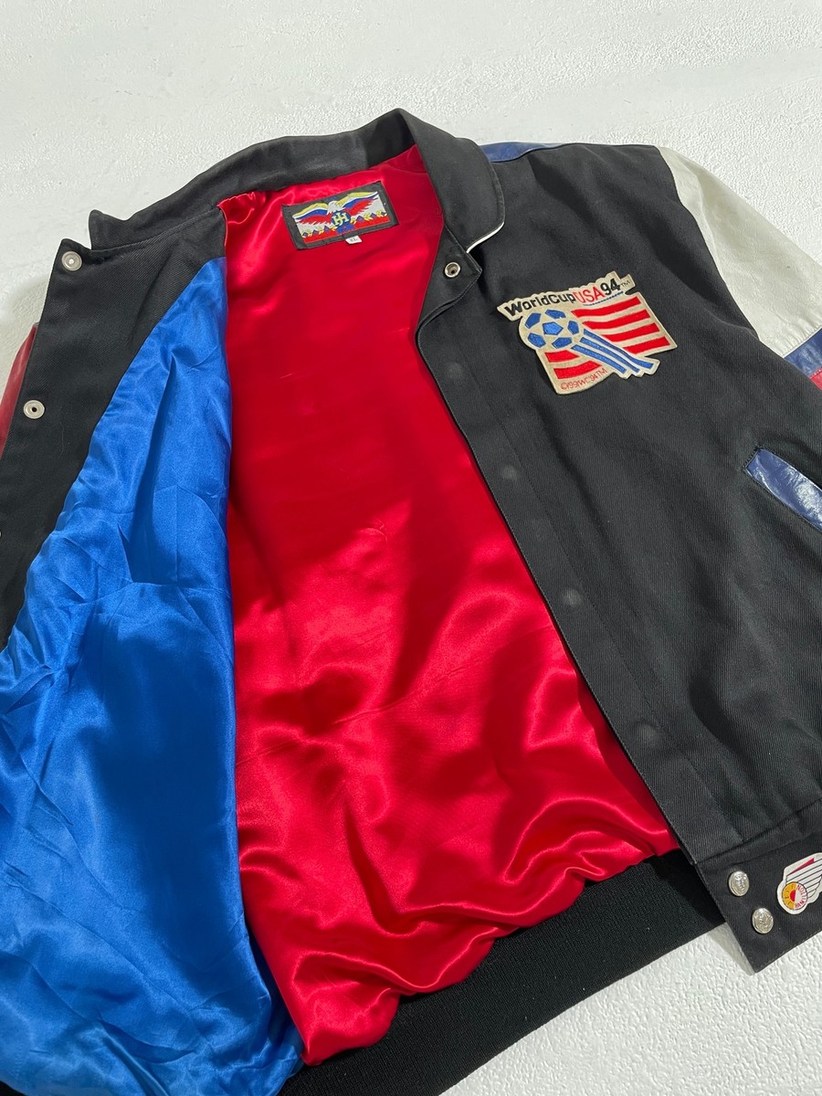 Vintage 1990s World Cup USA 1994 Jeff Hamilton Jacket Sz. XL Vintage 1990s World Cup USA 1994 Jeff Hamilton Jacket Sz. XL