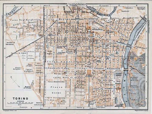 Turin 1900 picc. orig. karte Castello Piazza Venezia Raffaello Monte Cappucini - Bild 1 von 2