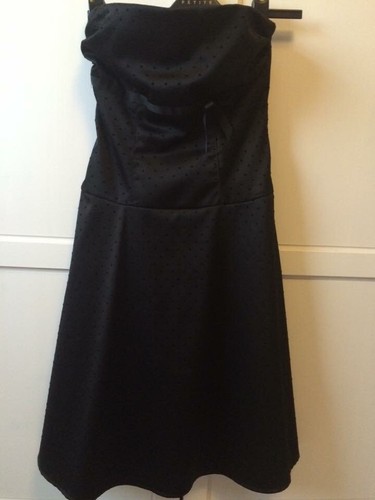 Lispy Corset Style Black Dress Short 50s Prom Size S - Picture 6 of 6