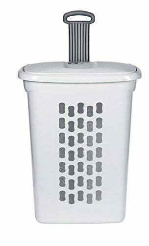 Sterilite 12228003 Wheeled Hamper with Handles and Wheels, White - Picture 2 of 3