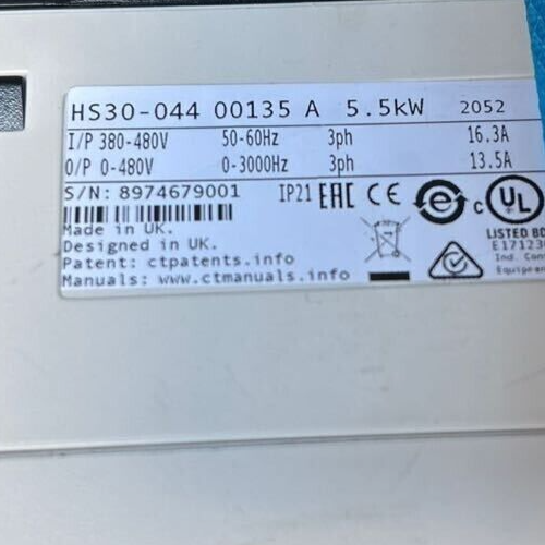 Nidec HS30-044 00135 A 5.5Kw HS30 High Speed drive 1PCS | eBay