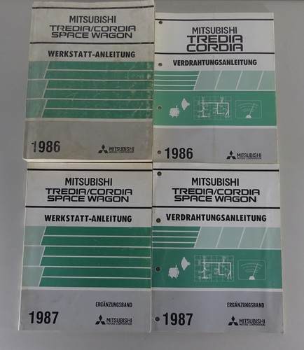 Manual de Taller Mitsubishi Tredia Cordia Space Wagon 4 Volúmenes St. 1986/1987