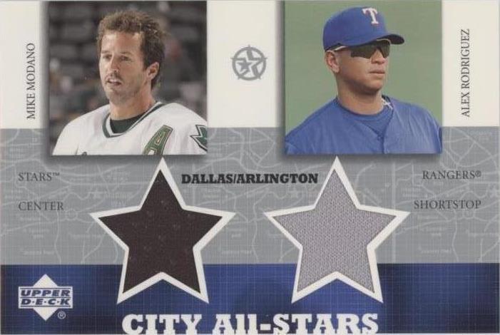 2002-03 Upper Deck UD Superstars - Alex Rodriguez Mike Modano #MM/AR-C - 1 of 1