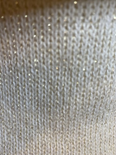 Schulterfreier Pullover "BEBE" CREME/GOLD METALLIC - MED - Bild 7 von 11