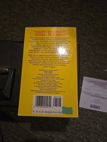 Dick Tracy by Max Allen Collins 1990 Movie Walt Disney Pictures Paperback Book - Picture 2 of 2
