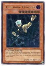 Lightning Punisher - CDIP-EN026 - Ultimate Rare - 1st Edition Moderately Played 