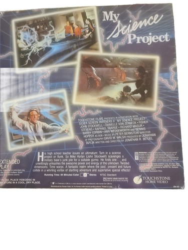My Science Project Laserdisc John Stockwell, 1985 NEW SEALED MINT - Picture 4 of 10
