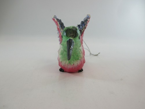 iN Green pink purple blue HUMMINGBIRD FIGURINE ORNAMENT Ganz ex22840 - Picture 2 of 6
