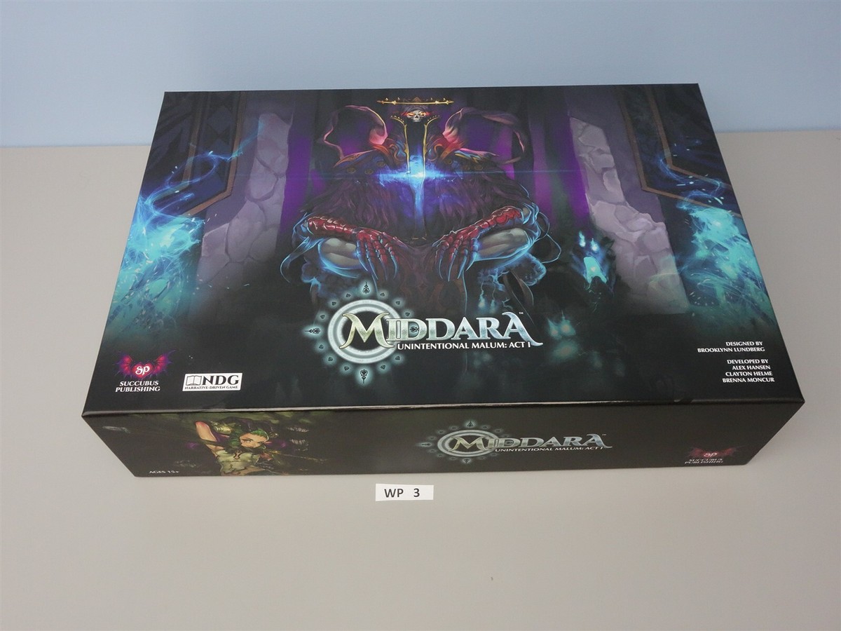 Middara Act I Unintentional Malum ボードゲーム Middara : Unintentional Malum - Act 1 - Succubus Publishing