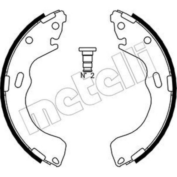 Metelli Bremsbackensatz Bremsbacken Hinten FüR Mazda Premacy CP Ford Maverick-image