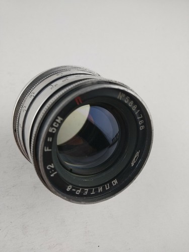 JUPITER 8 Red P KMZ lens 50mm f2.0 M39 mount Leica Portrait manual Vintage Old - Picture 3 of 10