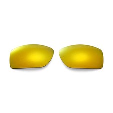 Walleva 24K Gold Polarized Replacement Lenses for Oakley Big Taco Sunglasses