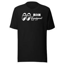 Mooneyes-Inspired Moon Equipped Logo Unisex Tee Limited S-5XL