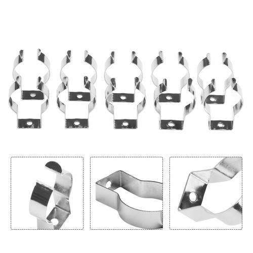 10 STCK SPRING TERRY CLIPS OPEN TYPE SPRING STEEL TOOL CLIPS HEAVY DUTY SILBER - Picture 99 of 144