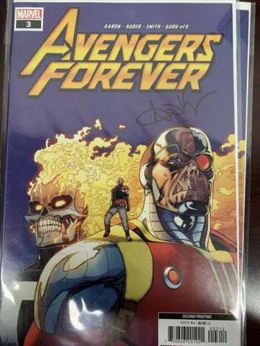 Avengers Forever #5 Variant Signed By Aaron Kuder Marvel NM 2022
