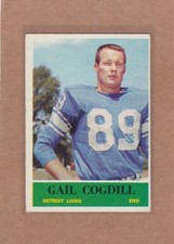 1964 PHILADELPHIA FOOTBALL GAIL COGDILL #59 LIONS EX *A18661