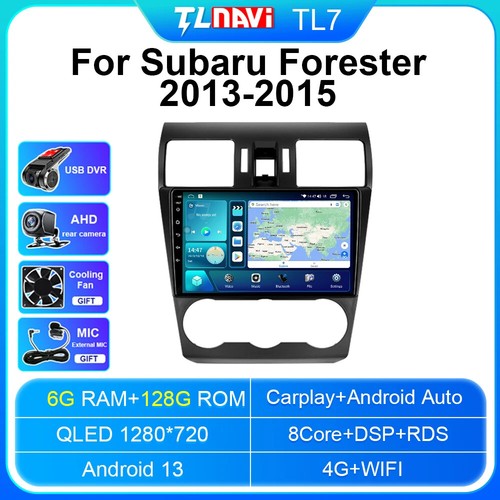 Sistema estéreo Android 13 CarPlay con pantalla HD para Subaru Forester 2013-2015 - Imagen 45 de 48