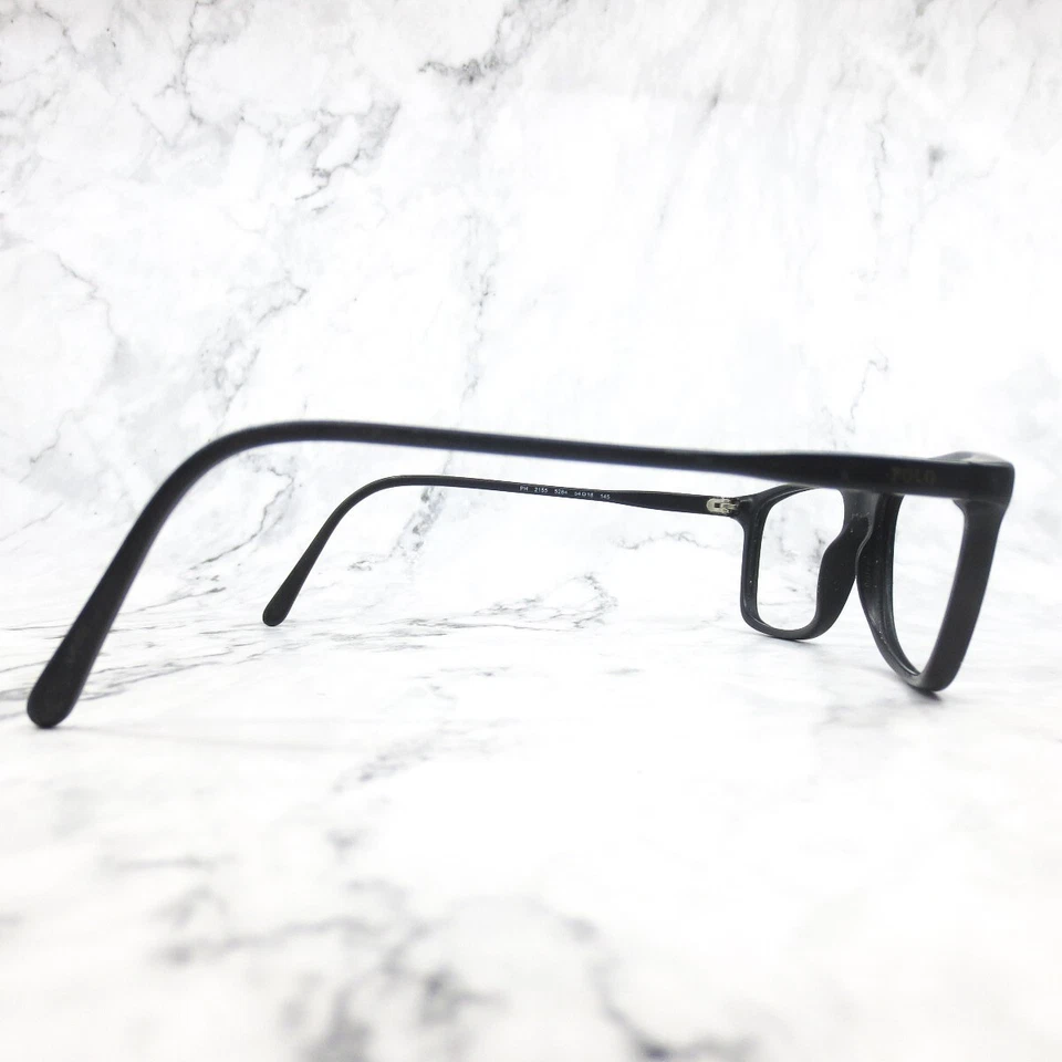 Ralph Lauren PH2155 5284 Eyeglasses Rectangular Black Full Rim Frames 54-18-145 - Image 4 of 4