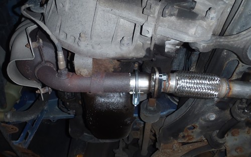 Fiat Punto 1.4 Catalytic converter repair flange pipe connector - Picture 4 of 5