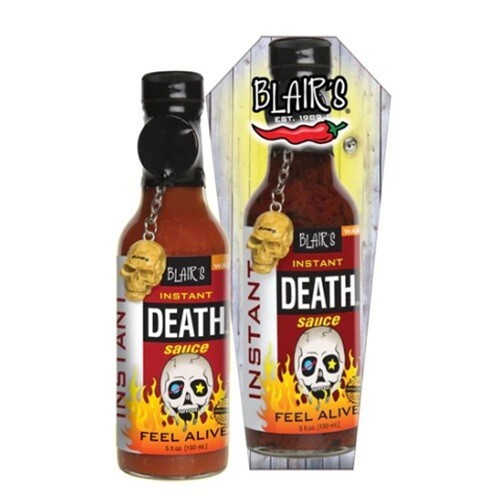 935235 2 x 150ML BOTTLE OF BLAIRE'S BLAIRS INSTANT DEATH HOT SAUCE - Picture 2 of 2