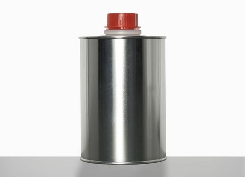 Botella vacía de 1 litro chapa pintura de coche, barniz transparente, dilución, endurecedor lata vacía - Imagen 1 de 3