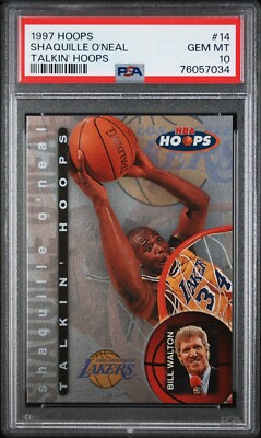 1997-98 Hoops Shaquille O'Neal Talkin Hoops Foil SSP Insert #14
