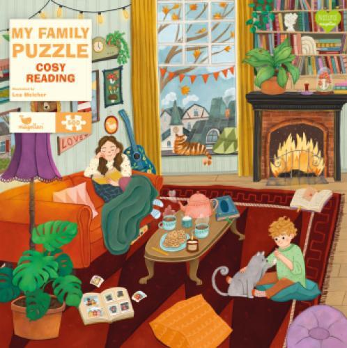 My Family Puzzle - Cosy Reading 500 Teile Puzzle Für Kinder Und