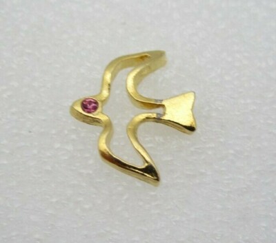 Dove Flying Bird Lapel Pin  (A123)