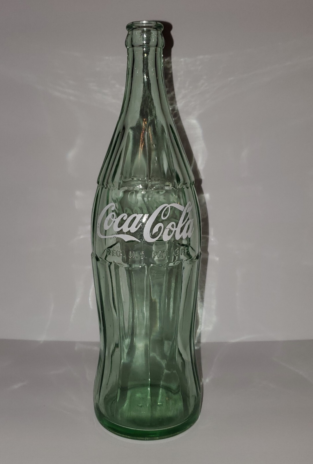 Vintage Coke Coca-cola 1 Pint 10 Oz Green Glass Bottle 63-5