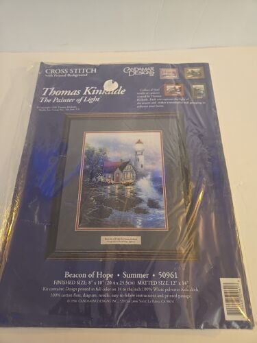 CANDAMAR DESIGNS Kreuzstich Set THOMAS KINKADE LEUCHTFEUER