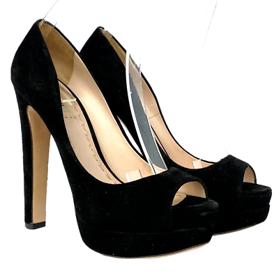 MIU MIU Black Suede Platform Peep Toe Pumps, Size 39 | eBay MIU MIU Black Suede Platform Peep Toe Pumps, Size 39 | eBay
