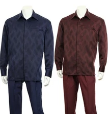 Men's Two Piece walking suits Long sleevs Design By Fortino Landi  M 2766