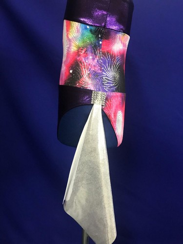 COMPETITION DANCEWEAR SIZE 3A 11-12 YR COSTUME FREESTYLE DANCE SHOW FESTIVAL B25 - Picture 42 of 52
