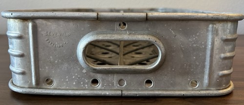 Vintage 7up 24 Flaschen Metall Transportkiste. La Grande, Oregon. Es mag dich. - Bild 10 von 14
