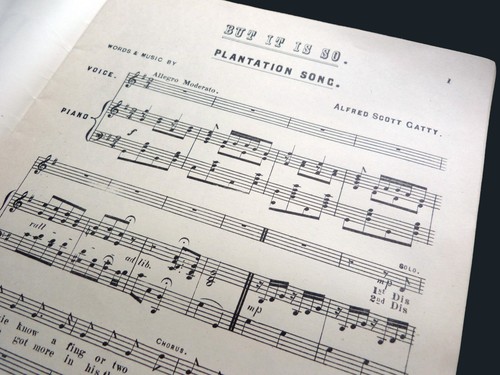 Plantation Songs de ALFRED SCOTT-GATTY 1893 volúmenes 1 y 2 1er barítono y piano - Imagen 5 de 7